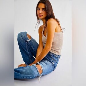 RARE! We The Free Wild Flower Jeans